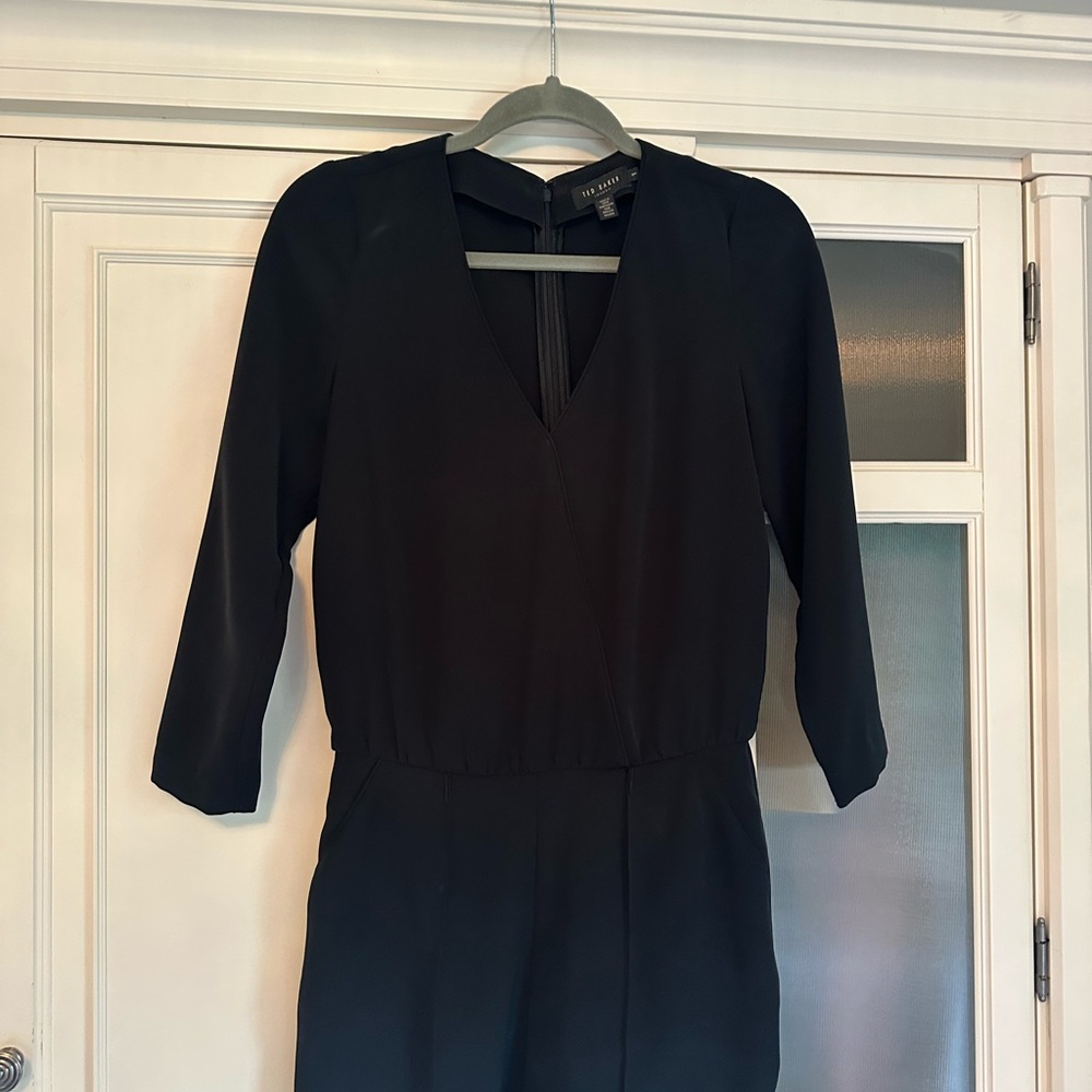 Black Long Sleeve Jumpsuit